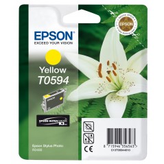 Epson Lily Cartucho T0594 amarillo, Amarillo, Tinta a base de pigmentos, 1 pieza(s)