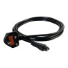 Cbl/2m BS 1363 to IEC 60320 C5 Pwr Cord | APLIUM