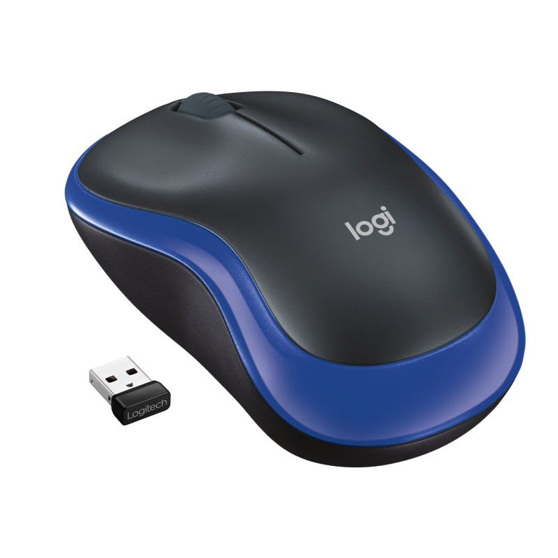 Wireless Mouse M185 Blue EER