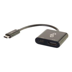 USB-C to HDMI and USB-C Charging Black | APLIUM