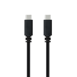 Nanocable Cable USB 2.0 3A, tipo USB-C/M-USB-C/M, Negro, 1.5 | APLIUM