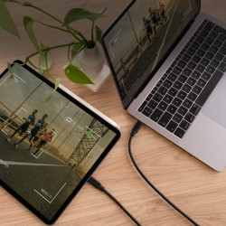 Nanocable Cable USB 2.0 3A, tipo USB-C/M-USB-C/M, Negro, 1.5 | APLIUM