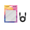 Nanocable Cable USB 2.0 3A, tipo USB-C/M-USB-C/M, Negro, 1.5 | APLIUM