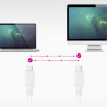 Nanocable Cable USB 2.0 3A, tipo USB-C/M-USB-C/M, Blanco, 1 | APLIUM
