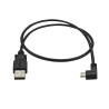 StarTech.com USBAUB50CMLA - Cable 0.5M Micro USB Acodado | APLIUM