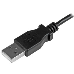 StarTech.com USBAUB50CMLA - Cable 0.5M Micro USB Acodado | APLIUM