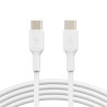 Belkin CAB003BT1MWH cable USB 1 m USB C Blanco | APLIUM