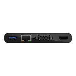 Belkin - Adaptador multipuerto - USB-C - VGA, HDMI - 1GbE | APLIUM
