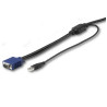 15 Ft. (4.6 M) USB Kvm Cable - Rackmount Console Cable | APLIUM