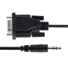 9M351M-RS232-CABLE - StarTech.com Cable de 1m de 3,5mm a | APLIUM