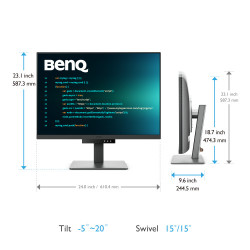9H.LM1LJ.TBE - BenQ RD280U pantalla para PC 71,6 cm (28.2") | APLIUM