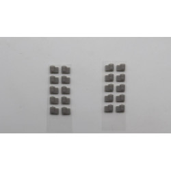 10-pack rubber microphone