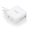 Cargador de Pared GaN Aisens ASCH-140W3P030-W/ 2xUSB Tipo-C/ | APLIUM