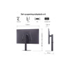 Monitor Lg, 32", 32G600A-B, 81,3 Cm, 2560 X 1440 Pixeles, Qu | APLIUM
