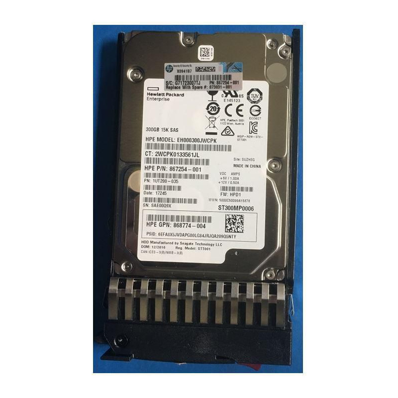 HDD 300GB 12G 15K SFF SAS