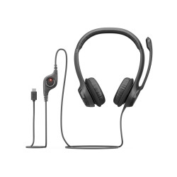 H390 Usb-c Computer Headset Midnight Black - EMEA29-953 | APLIUM