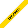 Tape/6mm black on yellow f P-Touch