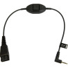 8800-00-55 - Jabra Headset Adaptor Cable 2.6MM Jack | APLIUM