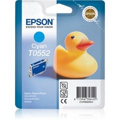 Epson Duck Cartucho T0552 cian (etiqueta RF), Cian, 1 pieza(s)