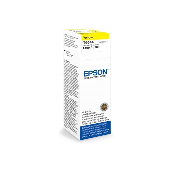 Epson T6644, Amarillo, Tinta a base de pigmentos, 1 pieza(s)