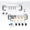 ATEN CS1734B-AT-G - 4 port USB KVM (Five In One) | APLIUM