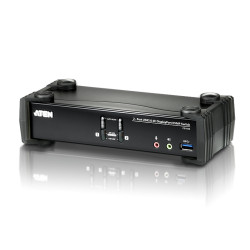 2-PORT USB 3.1 Gen 1 4K Display Port 1.2 Kvmp Switchwith Aud | APLIUM
