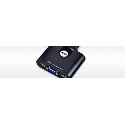 CS22U 2-Port Cable KVM Switch | APLIUM