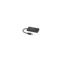 Portable USB 3.0 Hub w/Gigabit Ethernet