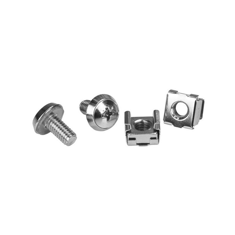 Screws and Cage Nuts M6 Rack - 20 Pack