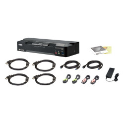 Aten 2-PORT 4K Displayport Dual Display Mini-matrix Boundles | APLIUM