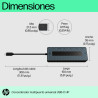 HP - Universal USB-C Multiport Hub - Ref. 50H55AA | APLIUM