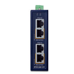 Planet IPOE-260-12V Interruptor PoE Gigabit Ethernet Montabl | APLIUM