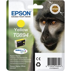 Epson Monkey Cartucho T0894 amarillo, Amarillo, Tinta a base de pigmentos, 3,5 ml, 1 pieza(s)