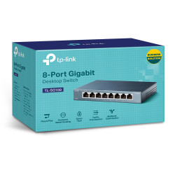 8 port Gigabit Switch, metal, | APLIUM