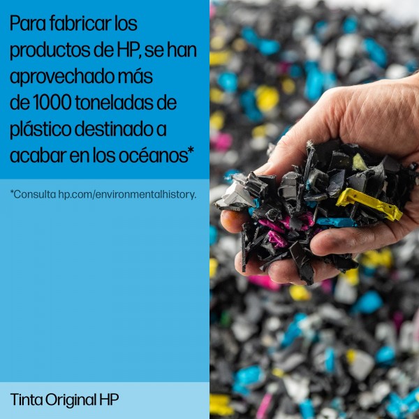 HP Cartucho de tinta original 950XL de alta capacidad negro, Alto rendimiento (XL), Negro, Tinta a base de pigmentos, 53 ml, 1 p