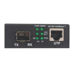 Gigabit Poe+ Media Converter, | APLIUM