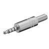 Plug - 3.5 mm - stereo metal v