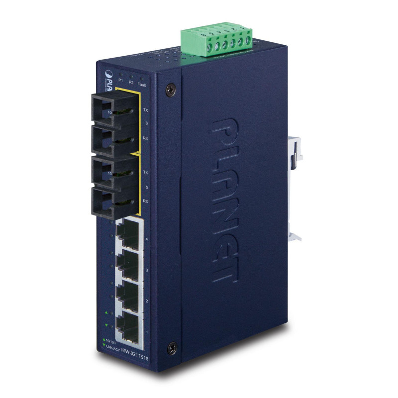 PLANET ISW-621TS15 switch No administrado L2 Fast Ethernet ( | APLIUM