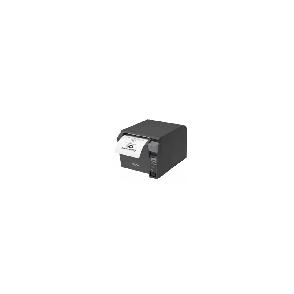 Epson TM-T70II (025C0): UB-E04 + Built-in USB, PS, Black, EU, Térmica directa, Impresora de recibos, 180 x 180 DPI, 250 mm/s, 25