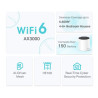TP-Link DECO X55 (3-Pack) Doble banda (2,4 GHz / 5 GHz) Wi-F | APLIUM