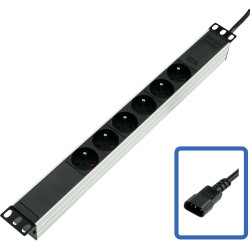 Power Strip 19" - 6 Way - | APLIUM
