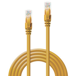 Lindy 48064 - 3M Cat.6 U/Utp Cable, Yellow | APLIUM