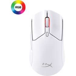 HyperX Pulsefire Haste 2: ratón gaming inalámbrico (blanco) | APLIUM