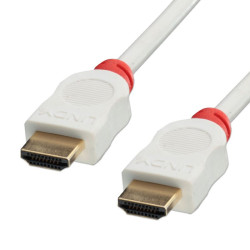 Lindy 41413 - HDMI High Speed Cable, White, | APLIUM