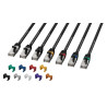 Lanview - CAT6A S/FTP 10m Black LSZH, - Ref. LV-SFTP6A10B | APLIUM