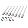 Lanview - CAT6A S/FTP 0,5m White LSZH, - Ref. LV-SFTP6A005W | APLIUM