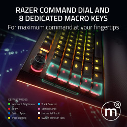 Teclado Razer Blackwidow V4 Pro Green Switch (USA) (RZ03-046 | APLIUM