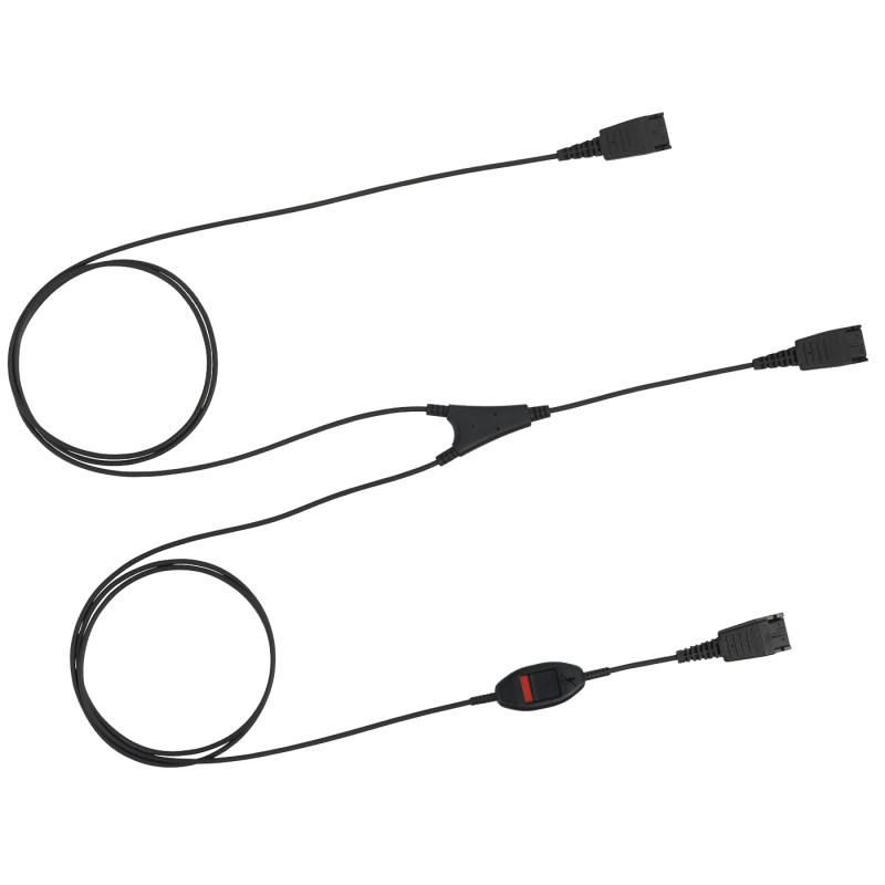 Supervisor QD cord w/supervisor mute swi