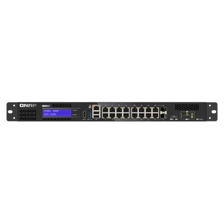 QNAP QGD-1600: 16 1GbE ports with 2 RJ45
