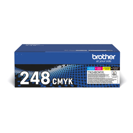 TN248CMYK Toner Value Pack. Includes cya